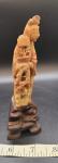 Vintage Hand Carved Chinese Soapstone Statue