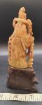 Vintage Hand Carved Chinese Soapstone Statue