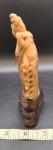 Vintage Hand Carved Chinese Soapstone Statue