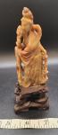 Vintage Hand Carved Chinese Soapstone Statue
