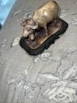 Hand-Carved Chinese Soapstone Water Buffalo Figurine