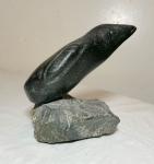Hand-Carved Inuit Bird Soapstone Sculpture