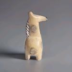 Soapstone Giraffe Figurine - 3.5" African Art