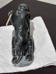 Inuit Soapstone Sculpture with Seal Design