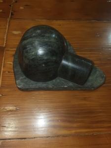 Inuit Soapstone Igloo Carving