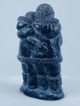 Vintage 80s Inuit Wolf Soapstone Carving
