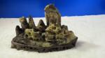Vintage Hand Carved Chinese Soapstone Mountain Sculpture