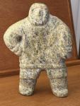 Inuit 7” Soapstone Carving - Vintage Sculpture