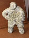 Inuit 7” Soapstone Carving - Vintage Sculpture
