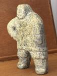 Inuit 7” Soapstone Carving - Vintage Sculpture