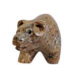 Inuit Soapstone Bear Carving Figurine