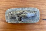 Vintage Inuit Hand-Carved Green Soapstone Seal