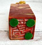 Carved Soapstone Seal with Mythical Creature Rider