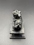 Vintage Soapstone Foo Dog Guardian Lion Seals