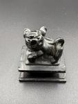 Vintage Soapstone Foo Dog Guardian Lion Seals