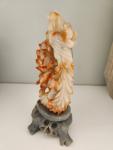 Hand-Carved Vintage Chinese Soapstone Phoenix Sculpture
