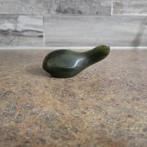 Vintage Soapstone Whale Carving - Unique Art Piece