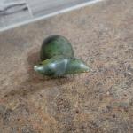 Vintage Soapstone Whale Carving - Unique Art Piece