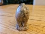 Hand-Carved Soapstone Inuit Bear Cub Figurine