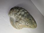 Inuit Soapstone Frog Carving - 3 Inches