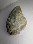 Inuit Soapstone Frog Carving - 3 Inches