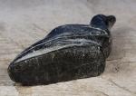 Inuit Soapstone Seal Carving - 4" Long