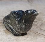 Inuit Soapstone Seal Carving - 4" Long