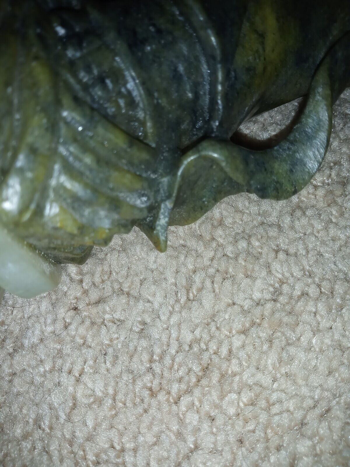 Chinese Soapstone Carved Kwan Yin Statue - Vintage