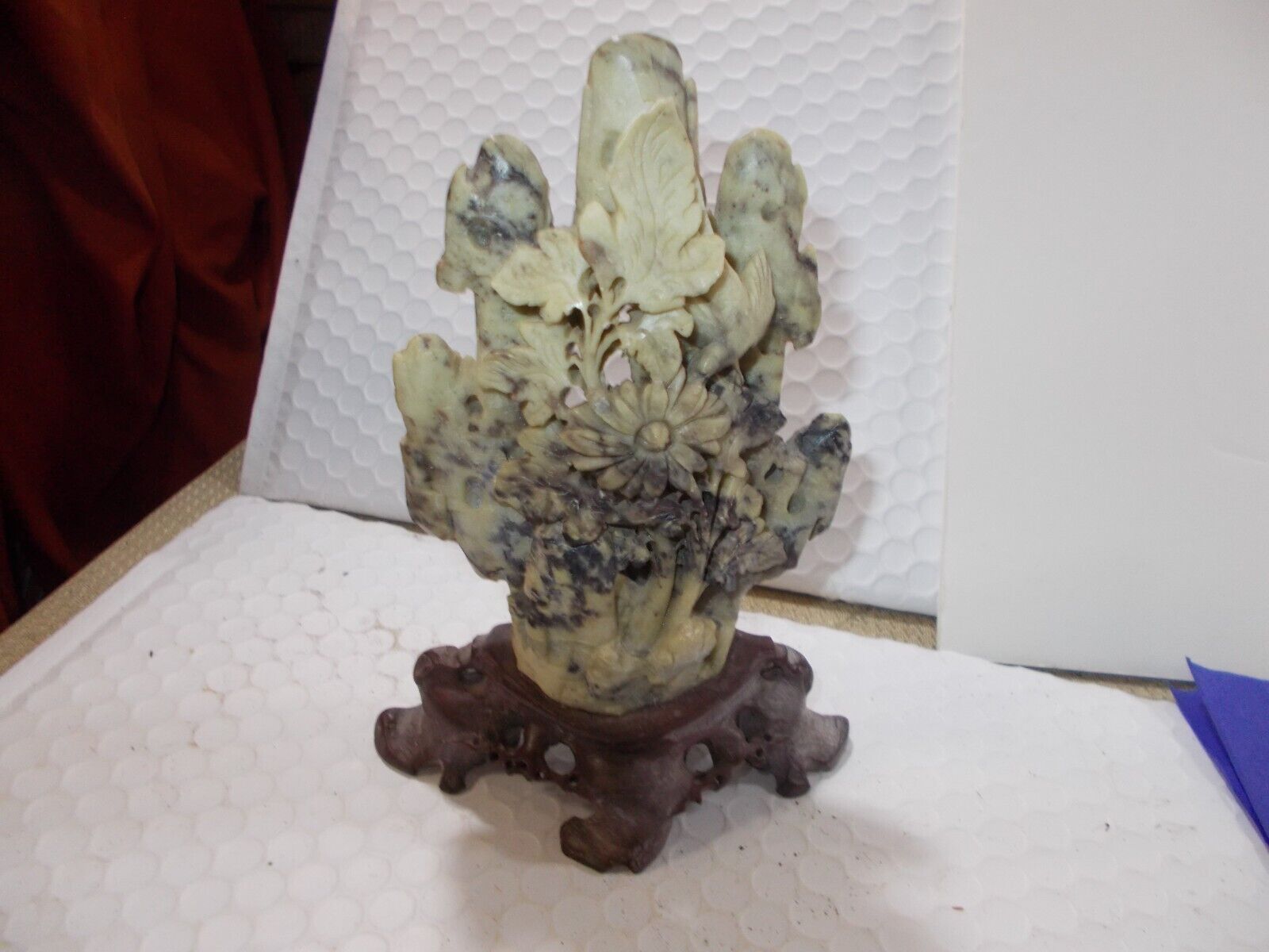 Chinese Soapstone Carving - Vintage 6'' Sculpture
