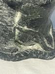 12” Wolf and Bear Inuit Soapstone Carving