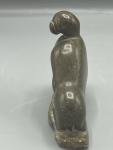 Vintage Inuit Soapstone Walrus Seal Sculpture 5
