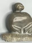 Vintage Inuit Soapstone Walrus Seal Sculpture 5
