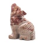 Hand-Carved Wolf Soapstone Figurine - 1.5