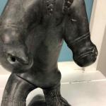 Inuit Soapstone Carving by Henry Anautak - 13"x9