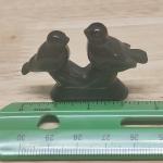 Handcarved Canadian Lovebirds in Soapstone