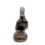 Authentic Inuit Soapstone Bird Carving