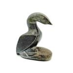Authentic Inuit Soapstone Bird Carving