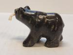 Inuit Soapstone Polar Bear with Fish Sculpture
