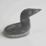 Vintage Inuit Soapstone Bird Sculpture from Canada