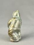 Inuit Soapstone Carving: Vintage Eskimo with Fish