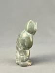 Inuit Soapstone Carving: Vintage Eskimo with Fish
