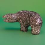 Inuit Soapstone Carving of Walking Polar Bear