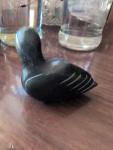 Inuit Soapstone Carving Arctic Penguin Figurine