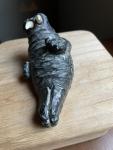 Small Walrus Soapstone Figurine with Tusks