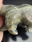 Inuit Soapstone Bear Figure from Point Hope