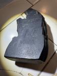 Abstract Lovers Black Soapstone Sculpture 4”