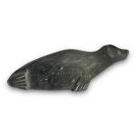 Eskimo Seal Soapstone Art Sculpture
