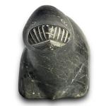 Eskimo Seal Soapstone Art Sculpture
