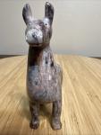 Hand-Carved Soapstone Llama Figurine, 5.5in Tall