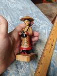 Vintage Asian Musician Soapstone Sculpture